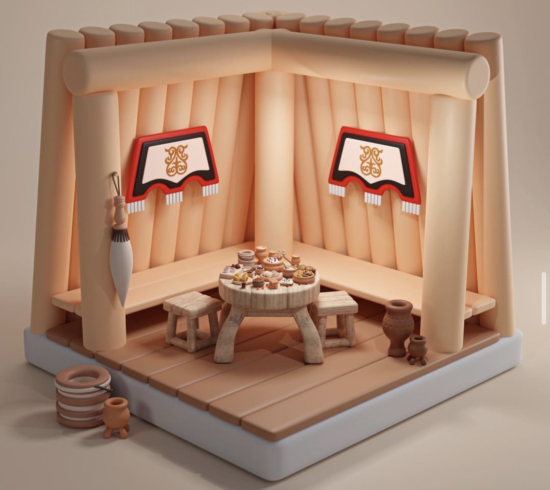 Якутянка создает 3D модели, вдохновленные ее детством у бабушки