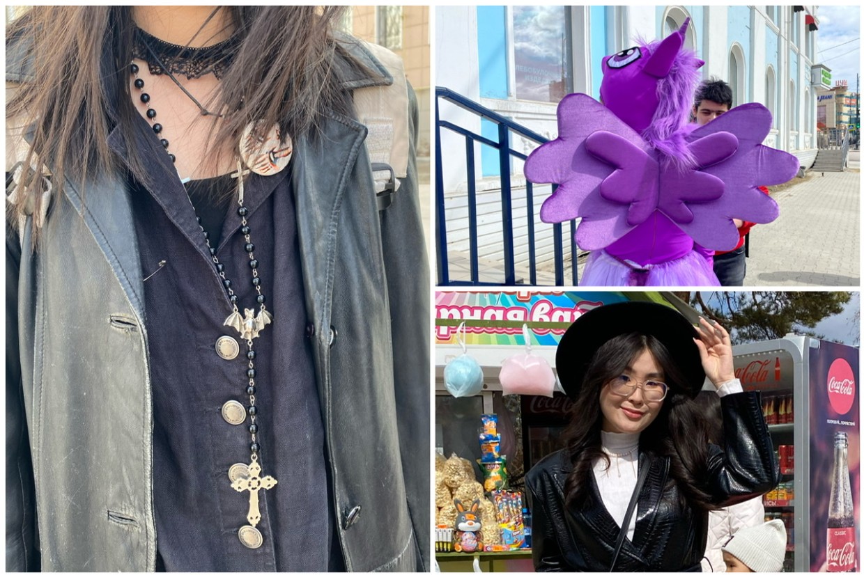 "Кожа, пони, аниме": Уличная мода поздней весной в Якутске
