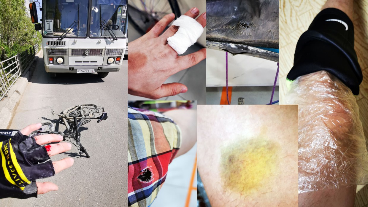 Велосообщество: Водитель автобуса Якутска сбил велосипедиста и теперь скрывается