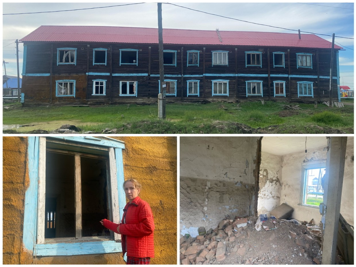 В Амгинском улусе 4 семьи живут в заброшенной «Бригантине»