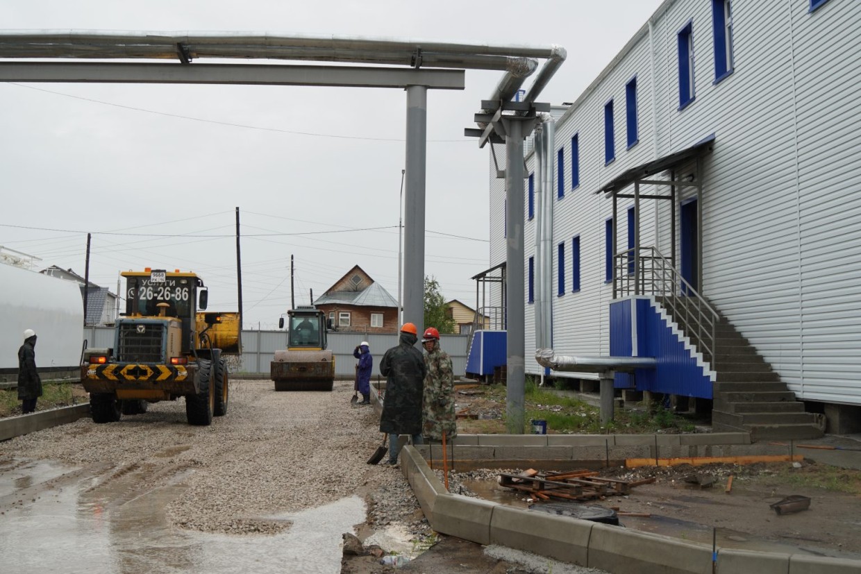 Строительство Водоузла №5 в Якутске находится на завершающей стадии