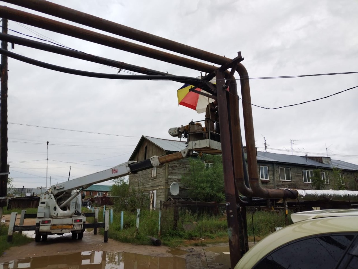 «Теплоэнергия» разъясняет по поводу ремонта трубы в микрорайоне Марха Якутска