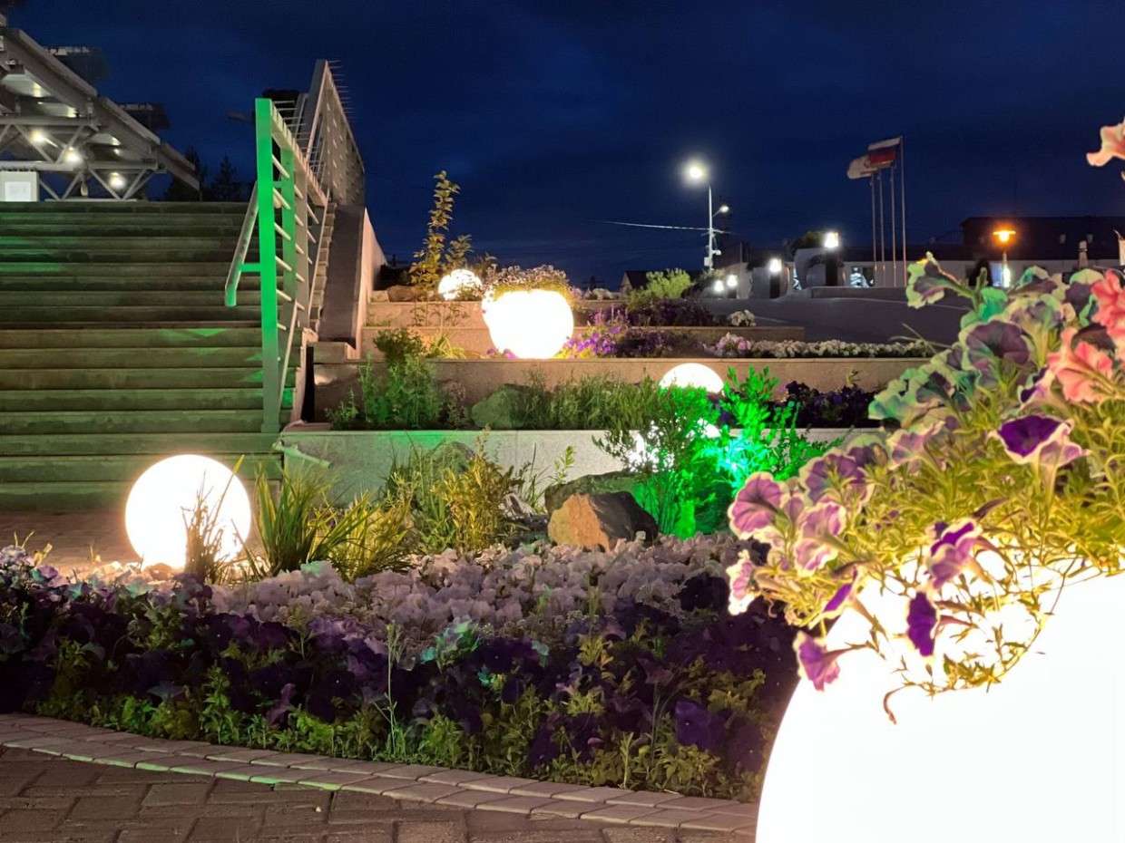 В аэропорту «Якутск» создана новая ландшафтная композиция