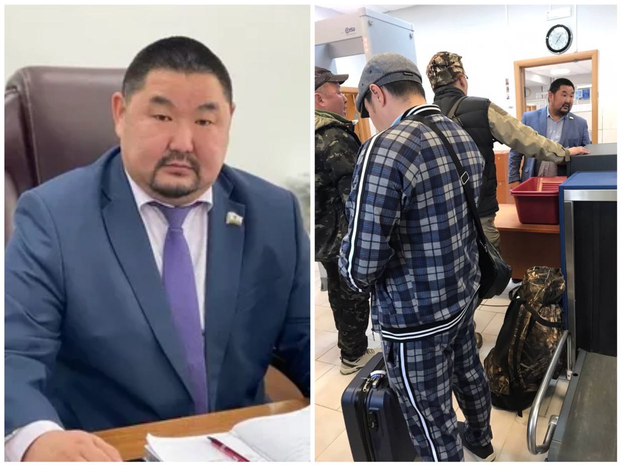 Как Николай Харбин провожал министров в аэропорту Олекминска: «У меня нет полномочий задерживать»