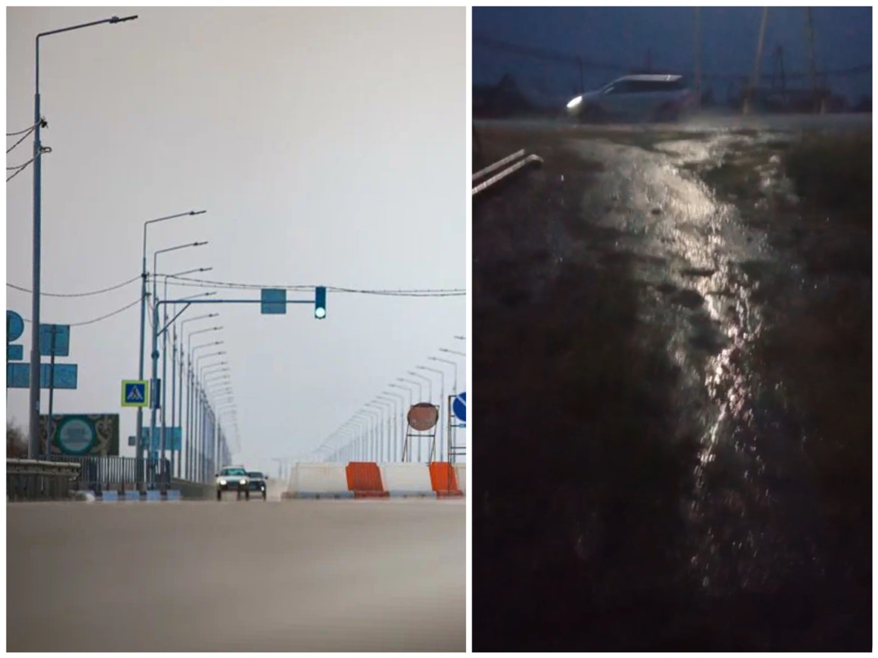 В Мархе из-за отсутствия водоотведения автодорога «Нам» затопит жилые дома