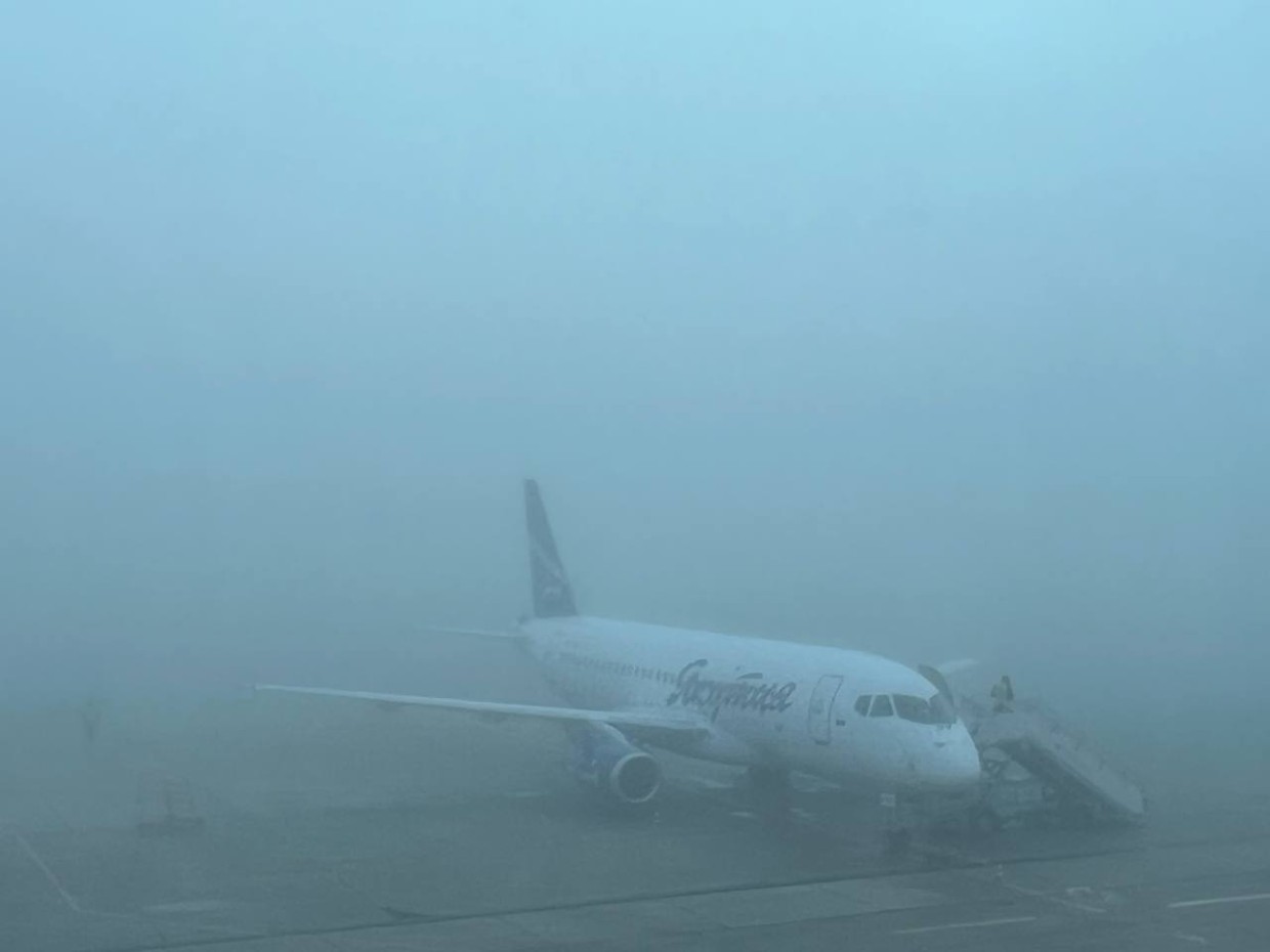 Туман повлиял на расписание рейсов аэропорта «Якутск»