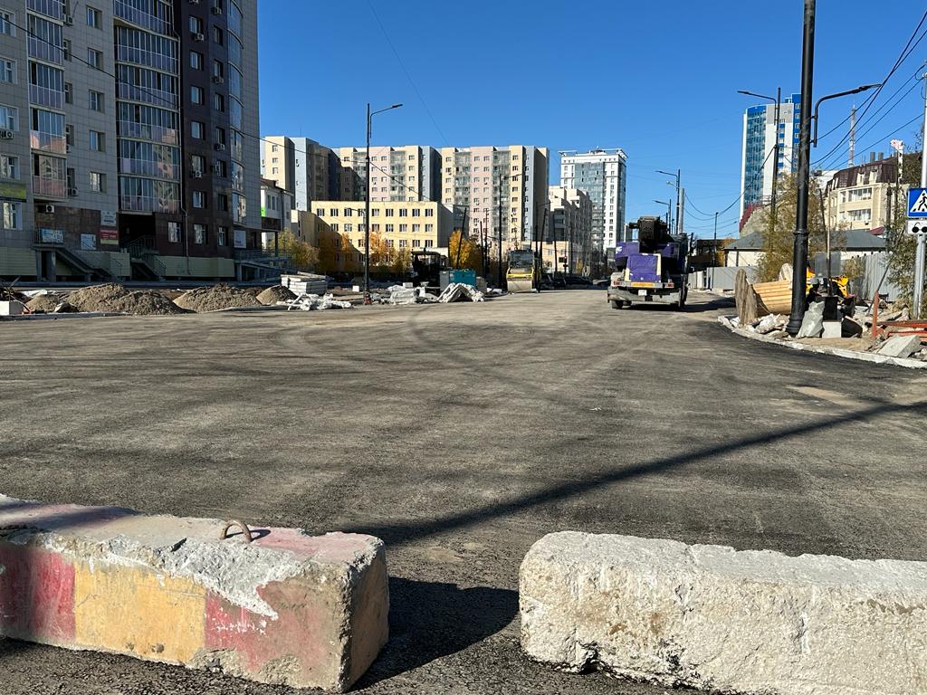 Асфальтирование проспекта Ленина практически завершено