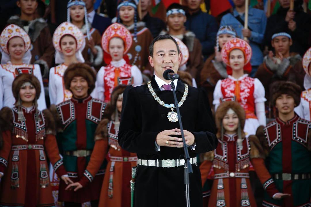 Как пять лет назад проходила инаугурация главы Якутии