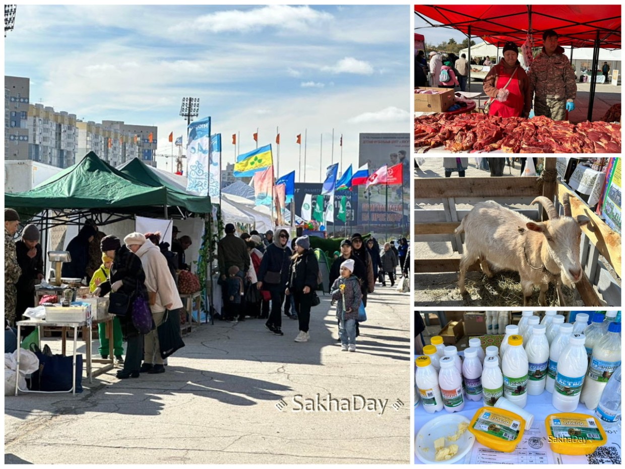 Фоторепортаж: Почем мясо и молочка на ярмарке "Продовольствие"?