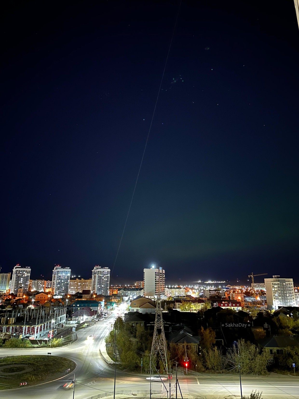 Фотофакт: Северное сияние в Якутске