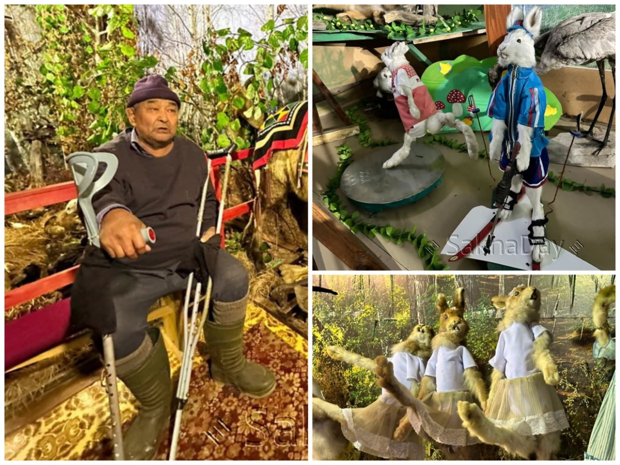 Якутский таксидермист о своих зайчиках: «Жить надо, чтобы делать добрые дела»