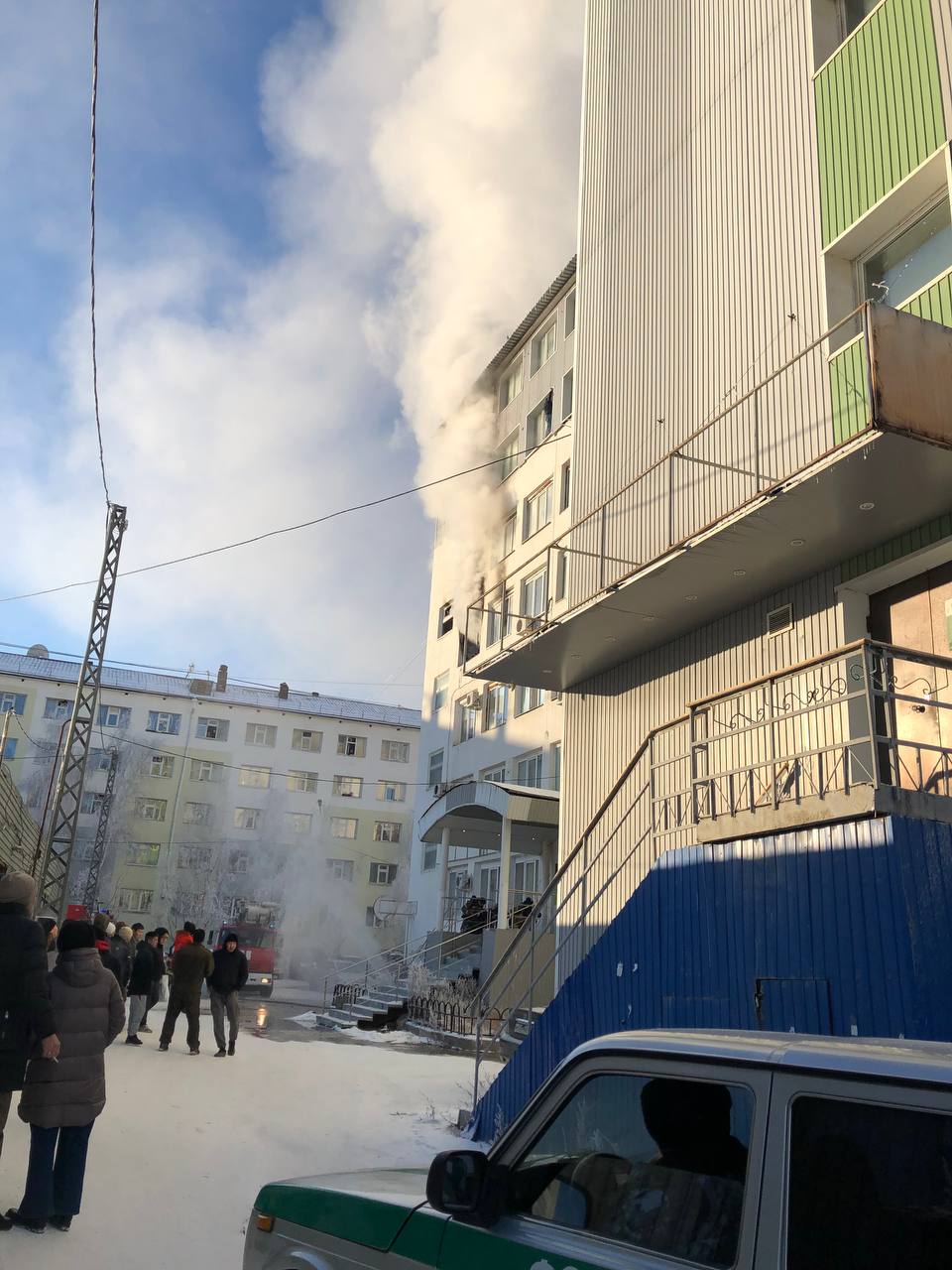 Очевидица пожара в центре Якутска: пожарная сигнализация не сработала