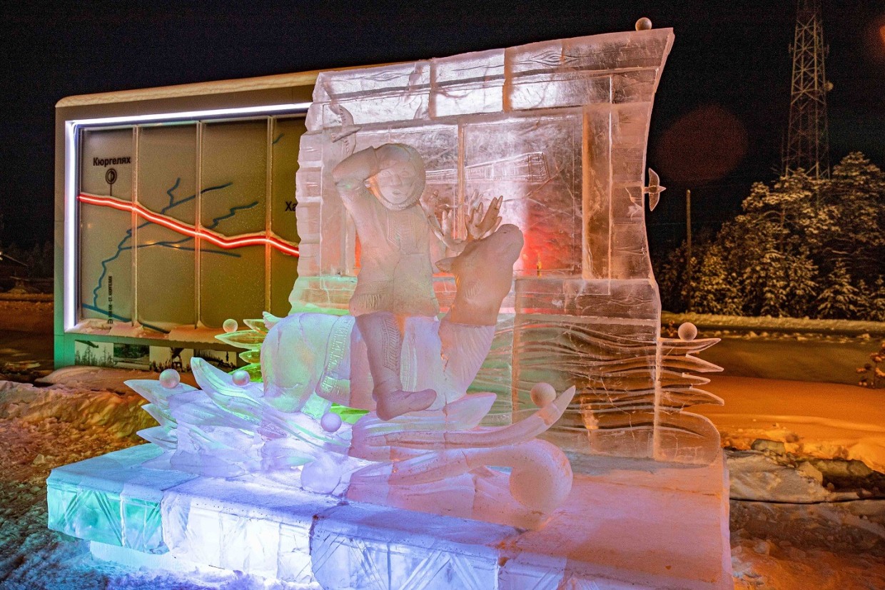 Приглашаем мастеров  принять участие в  конкурсе ледовых скульптур «Новогодняя фантазия» на привокзальной площади станции Нижний Бестях
