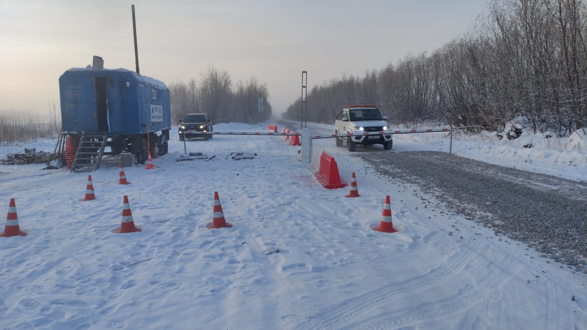 В Якутии на ледовых переправах выставят пункты весового контроля