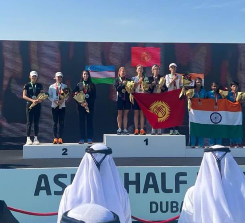 Сардана Трофимова завоевала две медали на чемпионате Азии по полумарафону