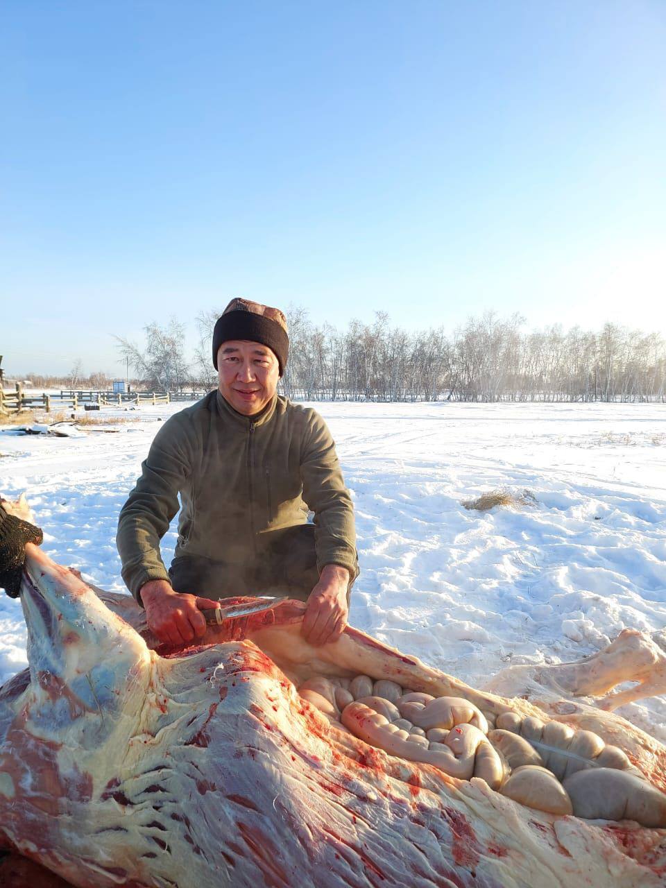 Глава Якутии радуется забою скота