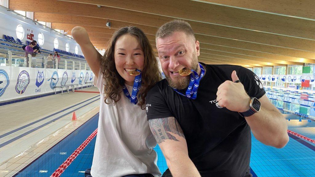 Якутянка Анастасия Диодорова – чемпионка мира по парафридайвингу