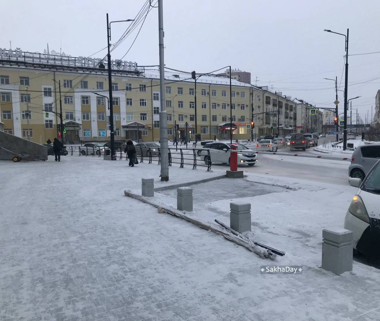 Стало известно, кто разрешил VIP-парковку в центре Якутска