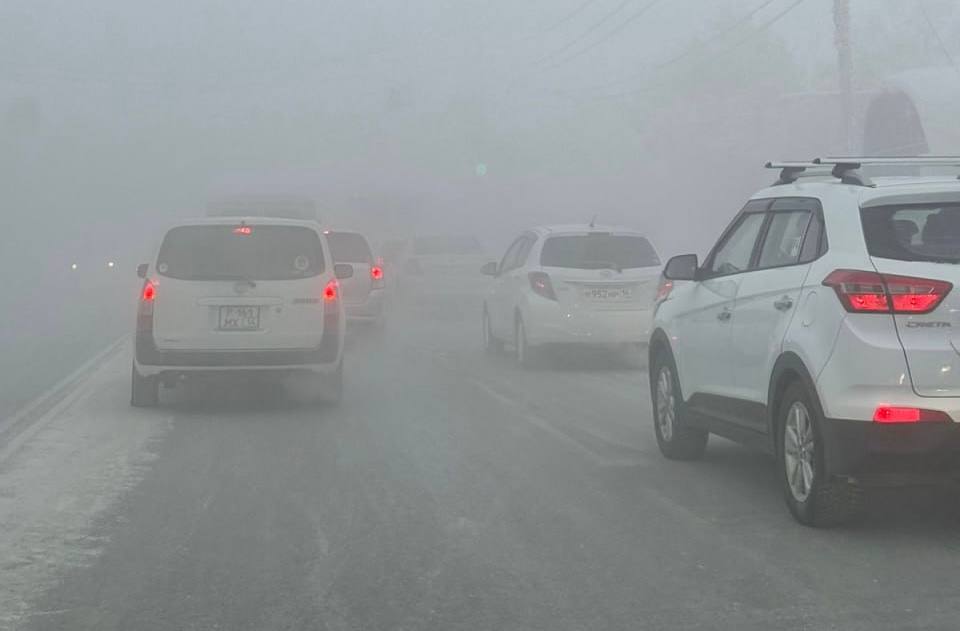 Пробки в Якутске достигли 8 баллов