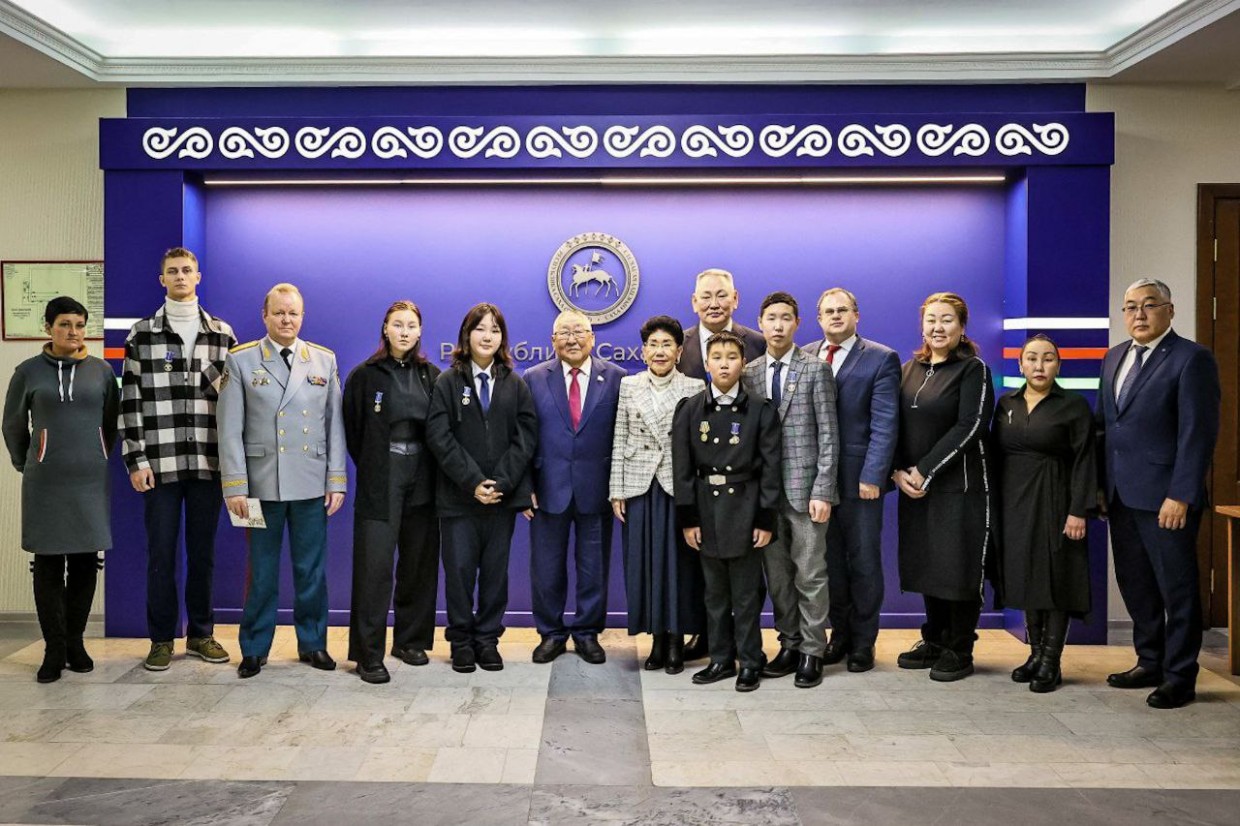 В Якутии наградили детей-героев