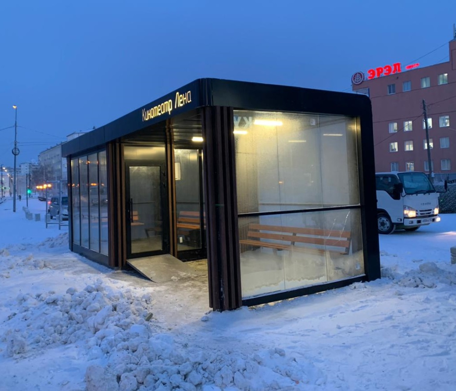 15 декабря откроются теплые остановки на проспекте Ленина