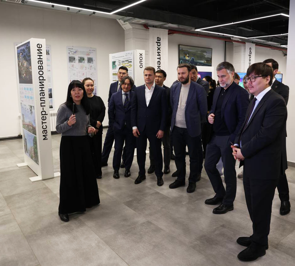 Якутскую архитектуру представили высоким гостям