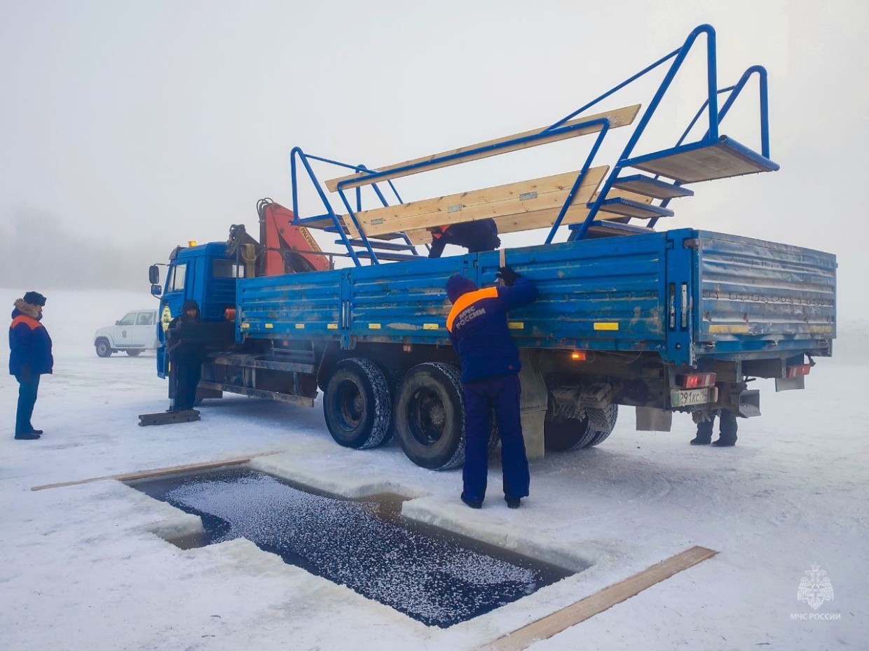 В Якутске установили купель