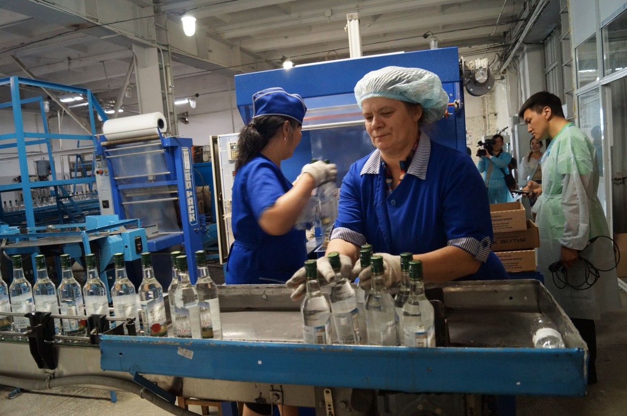 В Якутии за прошлый год произвели свыше 4 миллиона бутылок водки