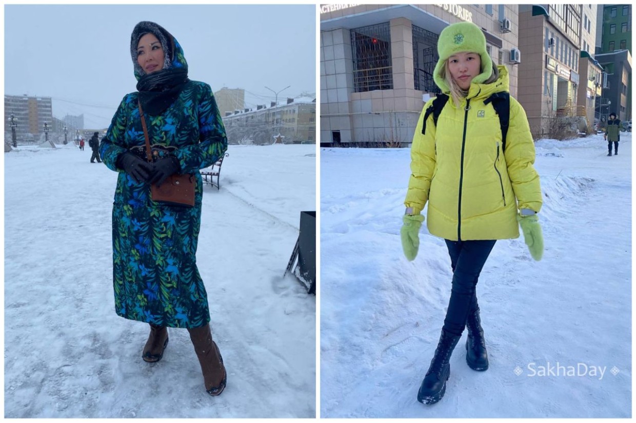 Что носят жители Якутска зимой? Часть 2