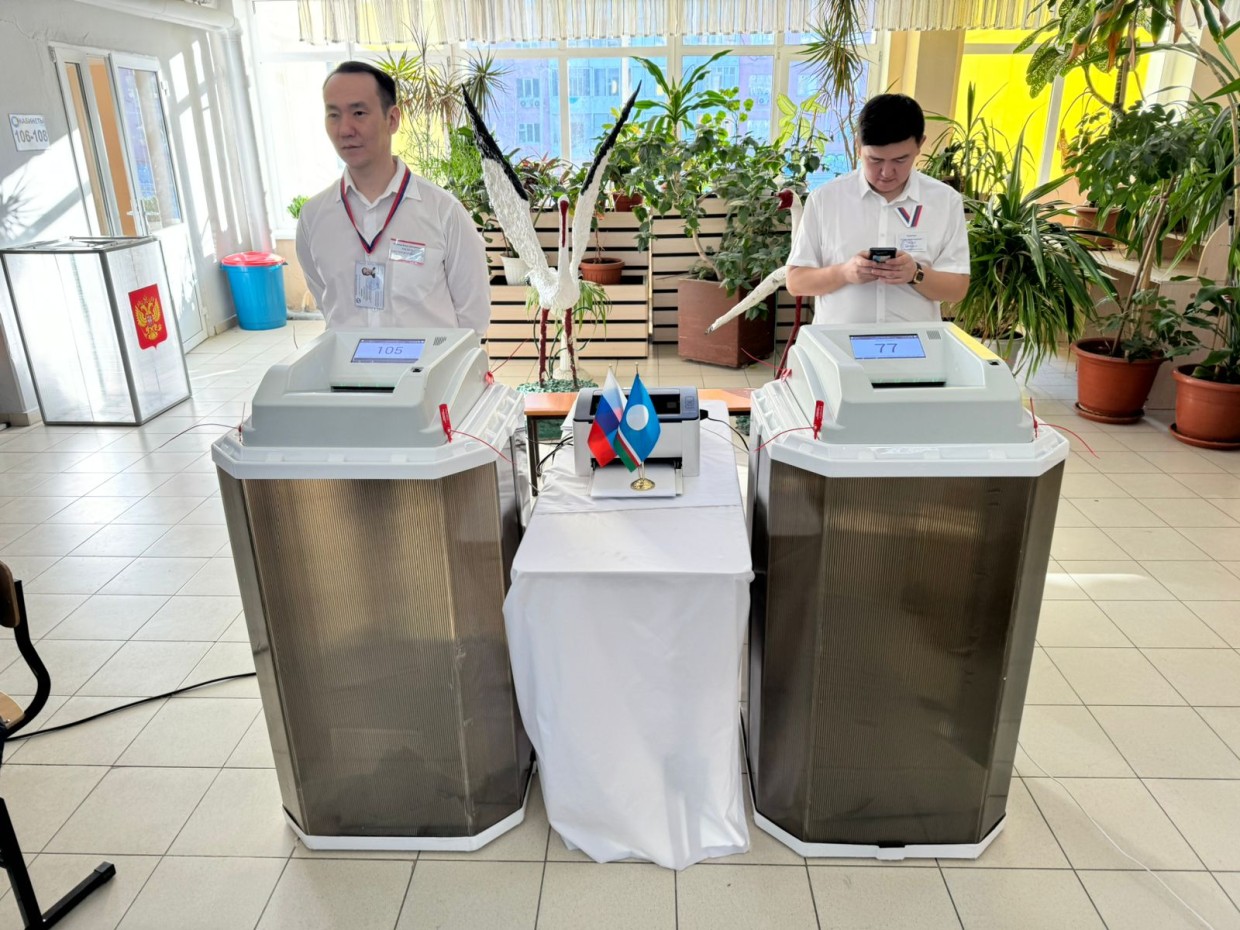 В Якутии явка избирателей в первый день голосования составила 41,12%