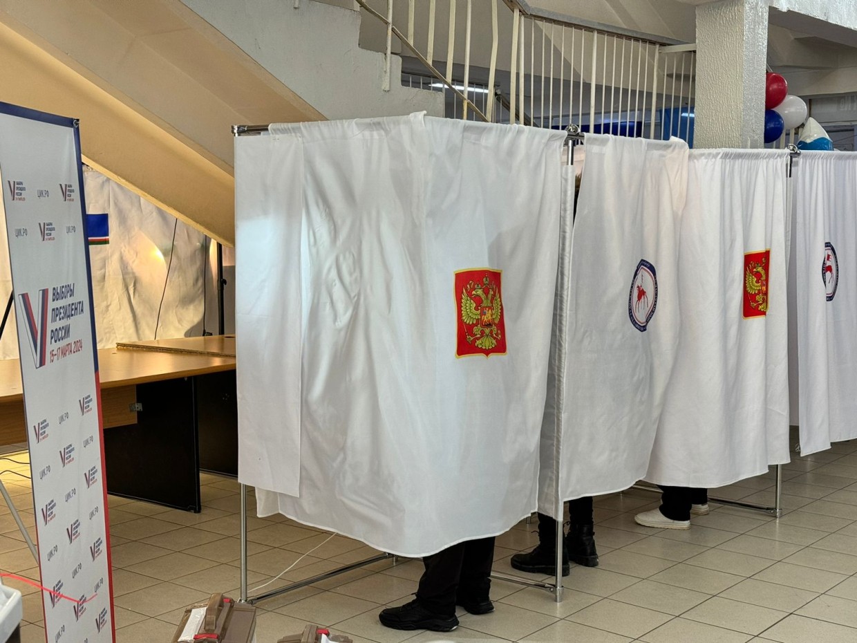 Явка избирателей на выборах Президента РФ в Якутии за два часа до закрытия участков составила свыше 69%