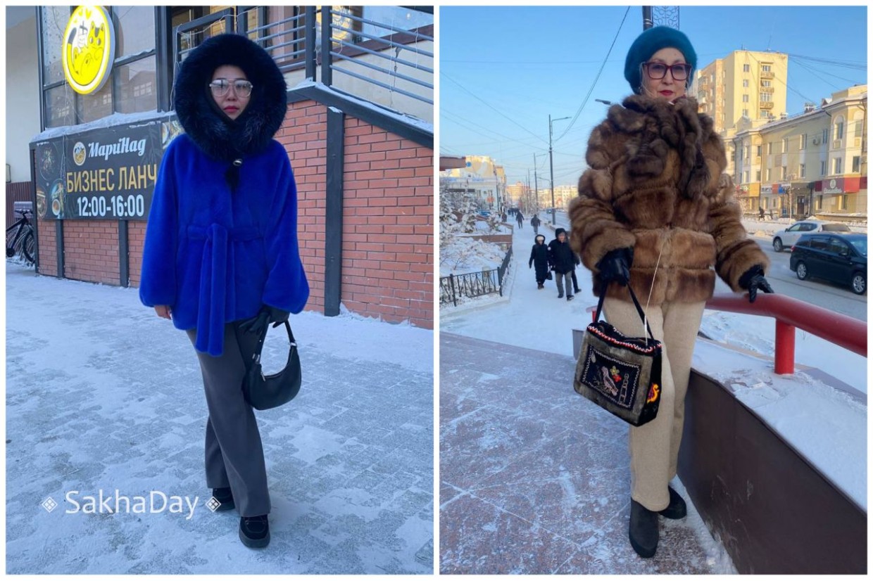 "Леопард, саха сон, мех": Как одеваются в Якутске ранней весной?