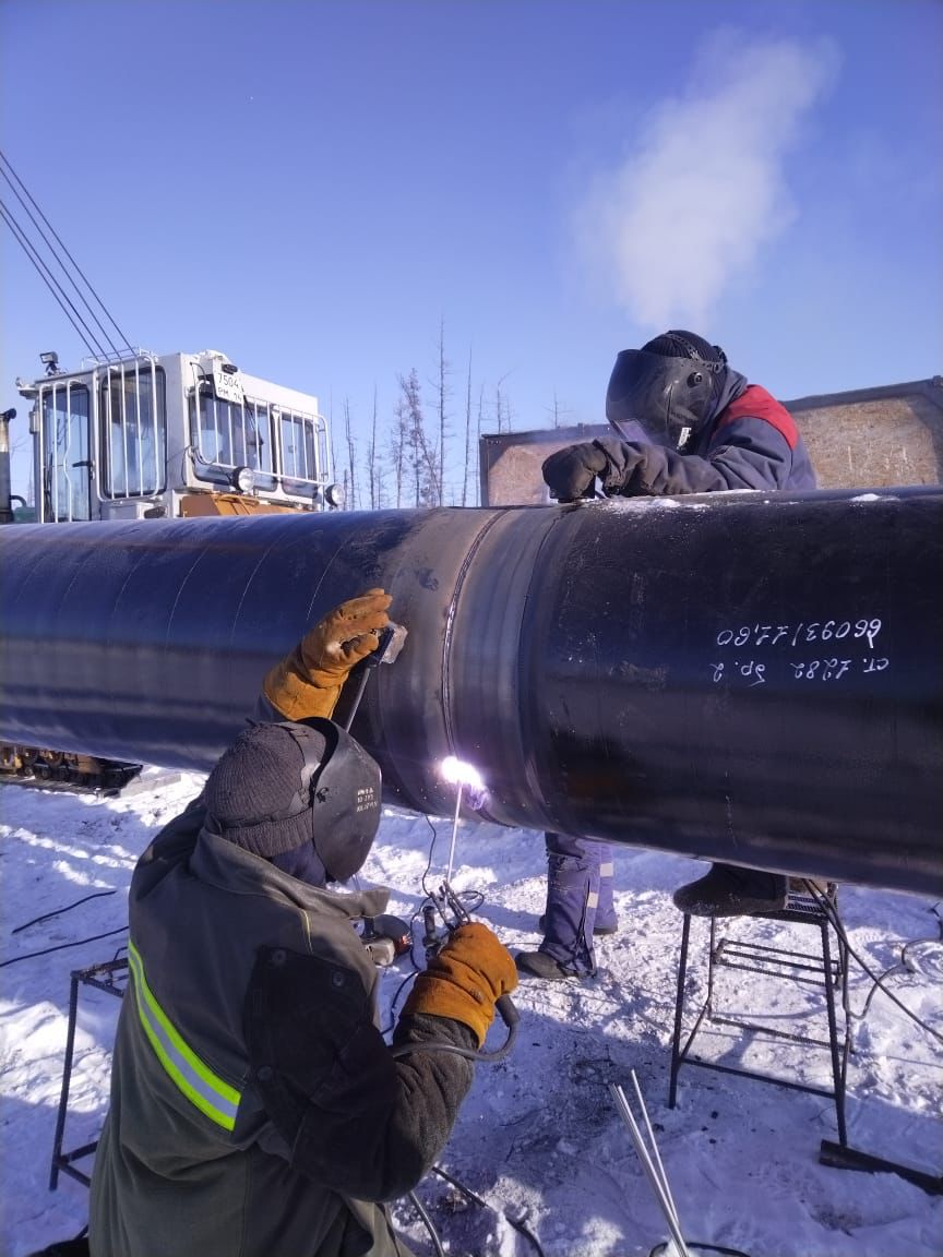 «Сахатранснефтегаз»: продолжается строительство газопровода «Кысыл-Сыр-Мастах»