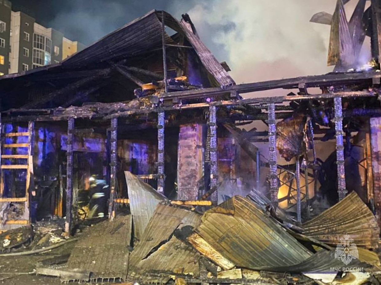 Сгоревший склад в Якутске не имел пожарной сигнализации