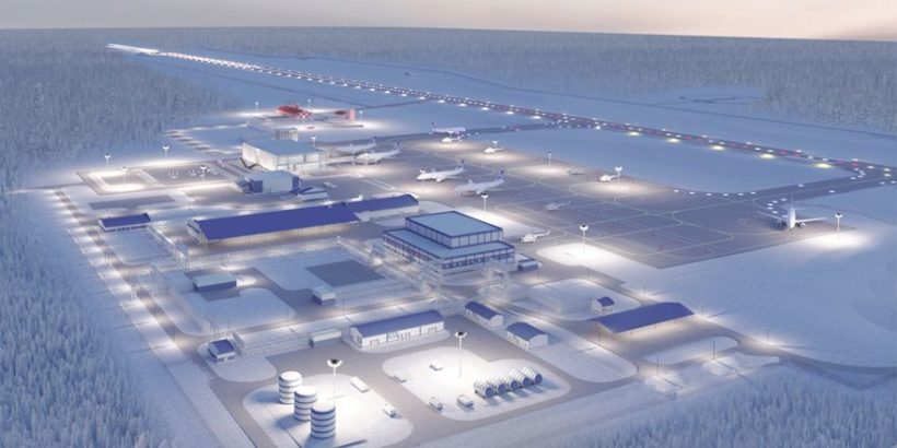 МТС первой оцифровала строящийся аэропорт в Мирном