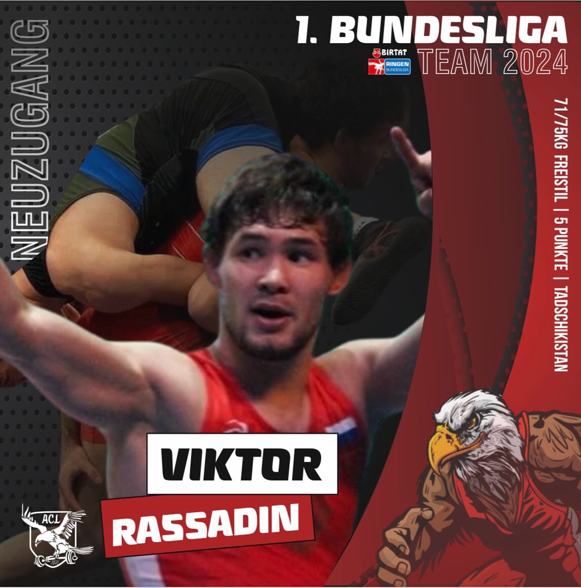 Виктор Рассадин подписал контракт с Германской бойцовской лигой