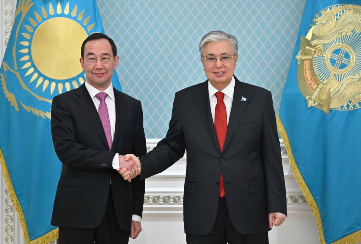 Глава Якутии встретился с Президентом Республики Казахстан