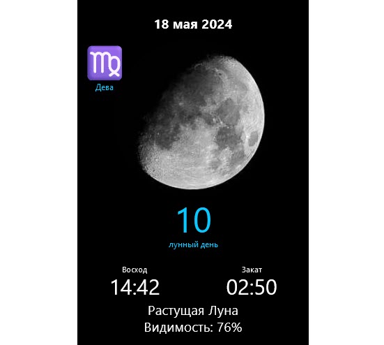 Лунный календарь на 18 мая