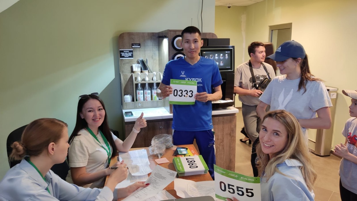 В Якутске продолжается выдача стартовых пакетов и регистрация на забег Зеленый марафон