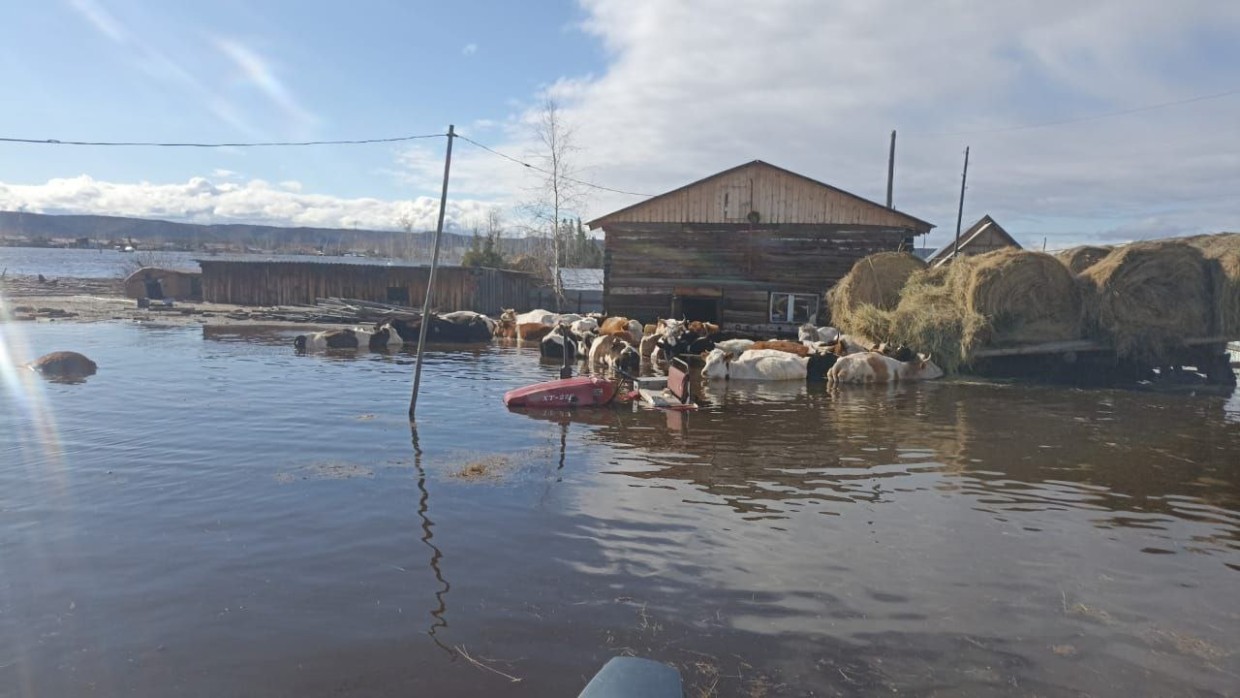 Уровни воды повышаются в трех селах Намского улуса. В девяти селах затоплены дворы