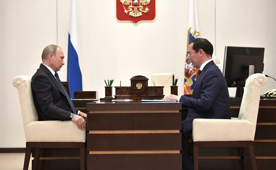Айсен Николаев сидит на карантине перед встречей с Владимиром Путиным в Якутске
