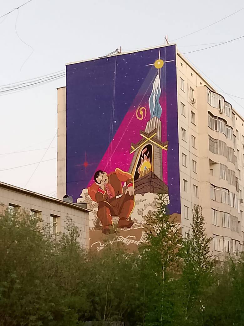 В Якутске появились новые муралы