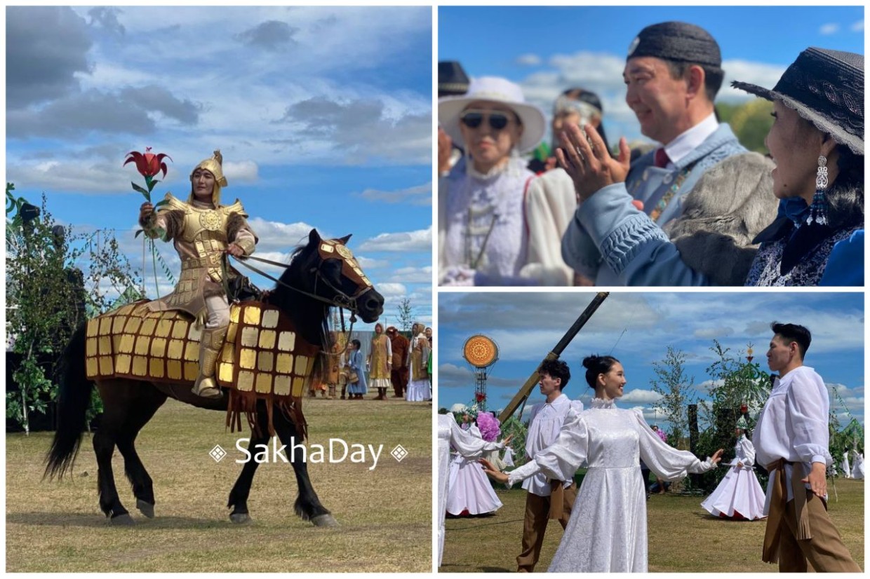 Открытие Ысыаха Олонхо в Амге восхитило спектаклем о богатыре Дыырай Бэргэн