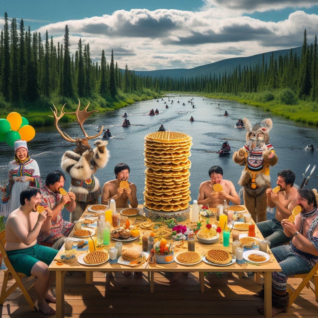 В Якутии определят самого быстрого поедателя якутских вафель