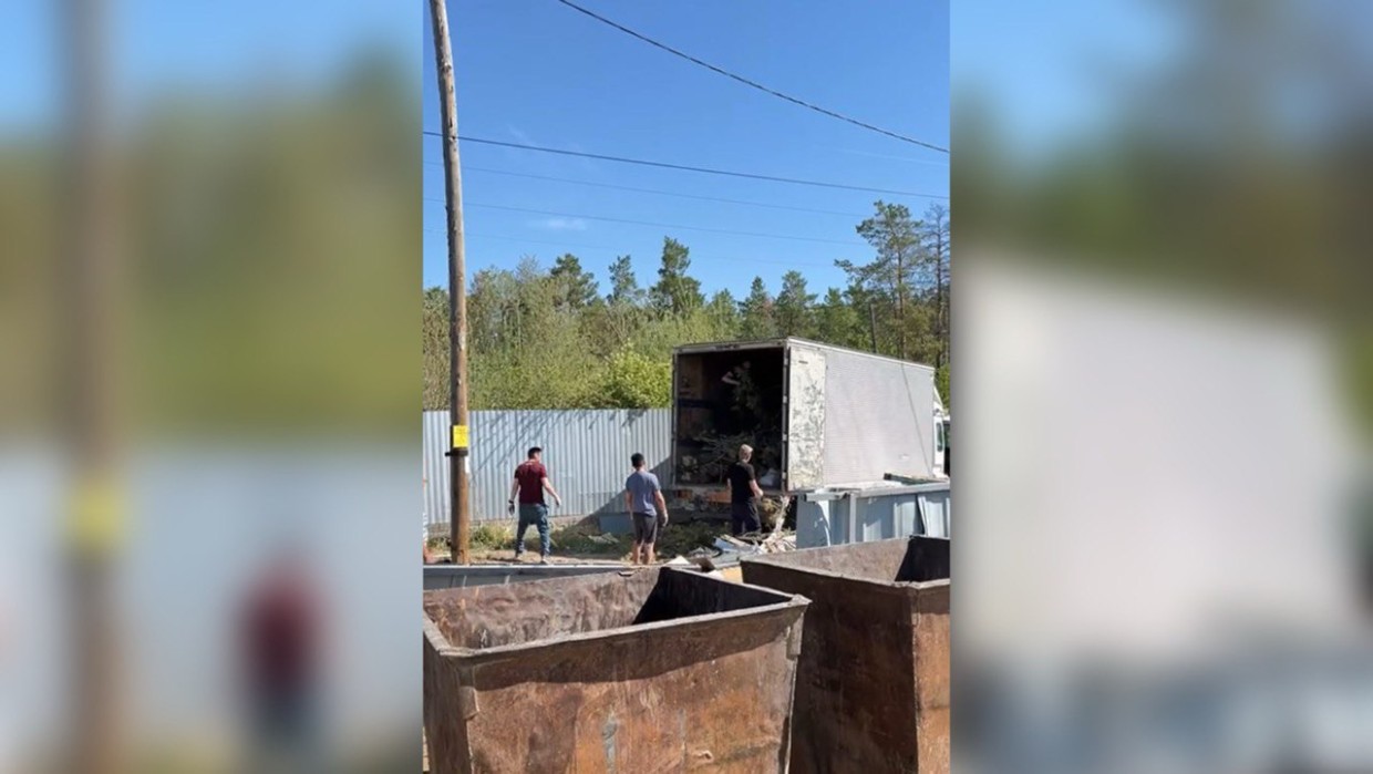 В Якутске админкомиссия отреагирует на отгрузку строительного мусора на санточке