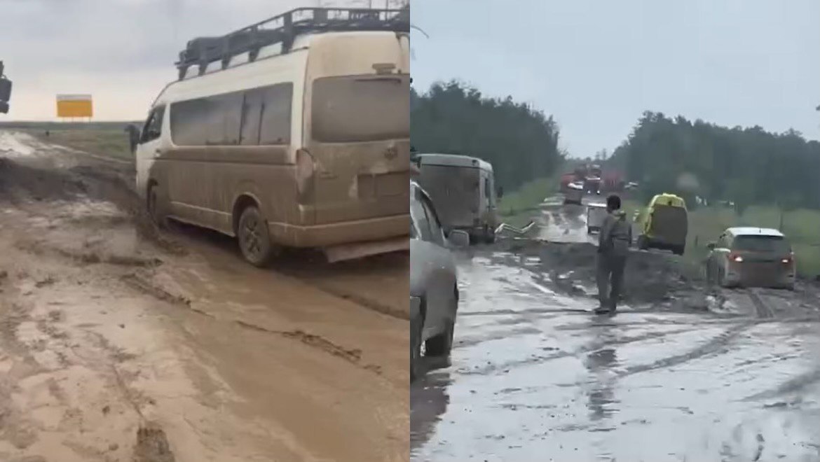 В Якутии размыло участок дороги на федеральной трассе «Колыма»