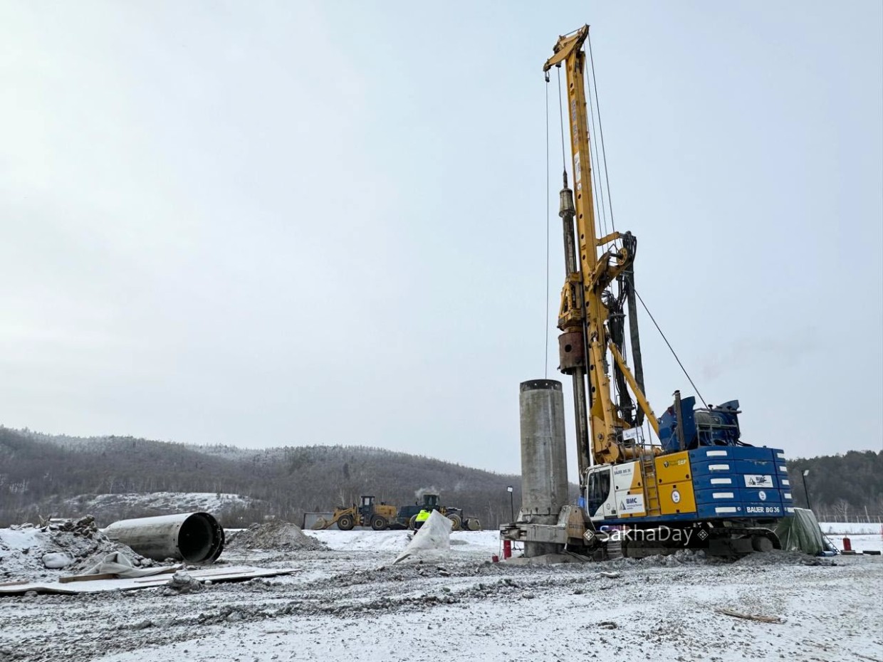 Фотофакт: Очередной визит на стройку века