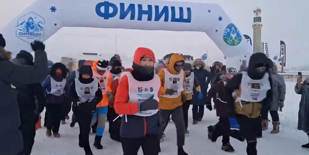 Первые победители экстремального забега «Полюс холода - Оймякон»