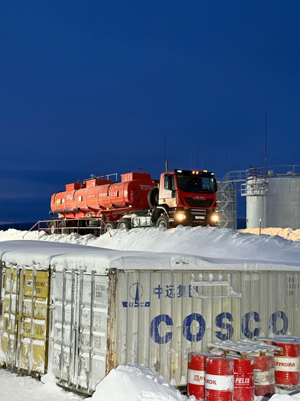 На прииски АО «Алмазы Анабара» идёт завоз топлива для Промсезона 2025