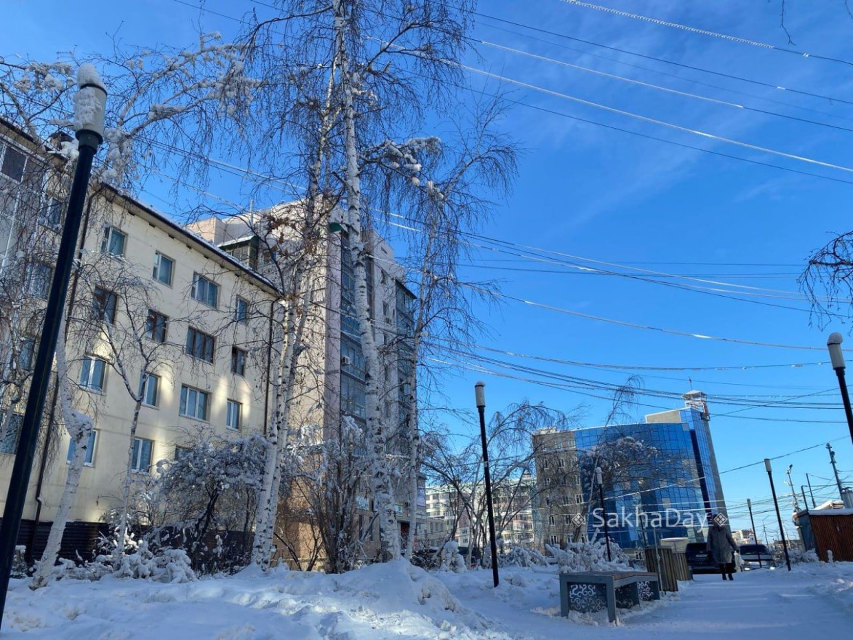 Погода в Якутии. Умеренный снег, метель и потепление